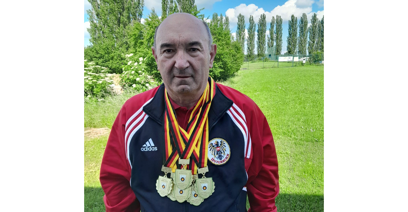 Ganze sechs Goldmedaillen räumte Johann Kral in Ludvikovice ab
