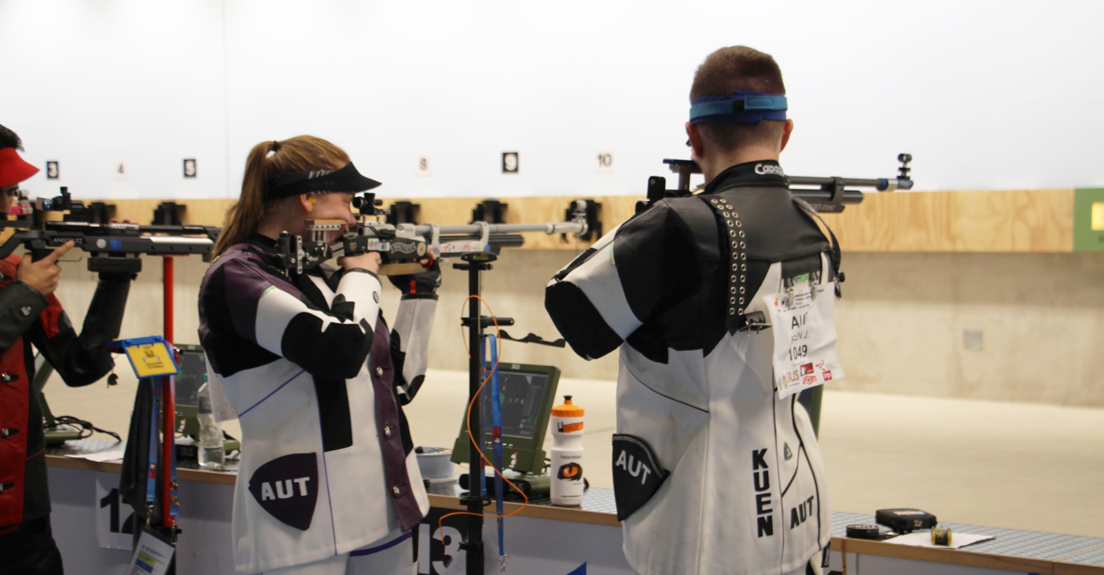 Hillinger und Kuen im Luftgewehr Mixed Team © Franz Roth, ÖSB